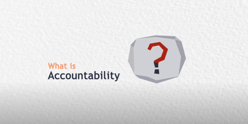 Holding People Accountable